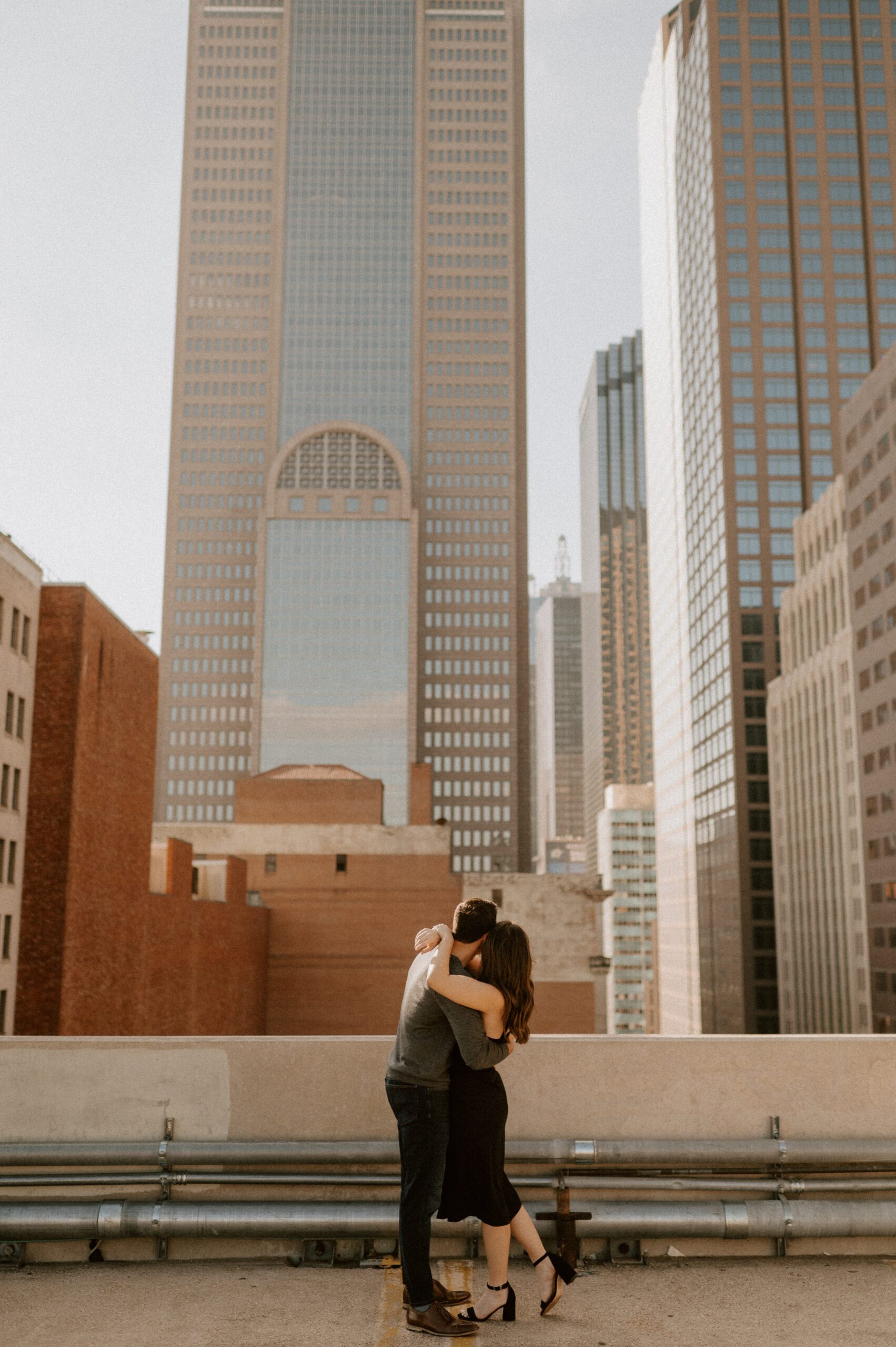 Engagement photography in downtown Dallas Texas